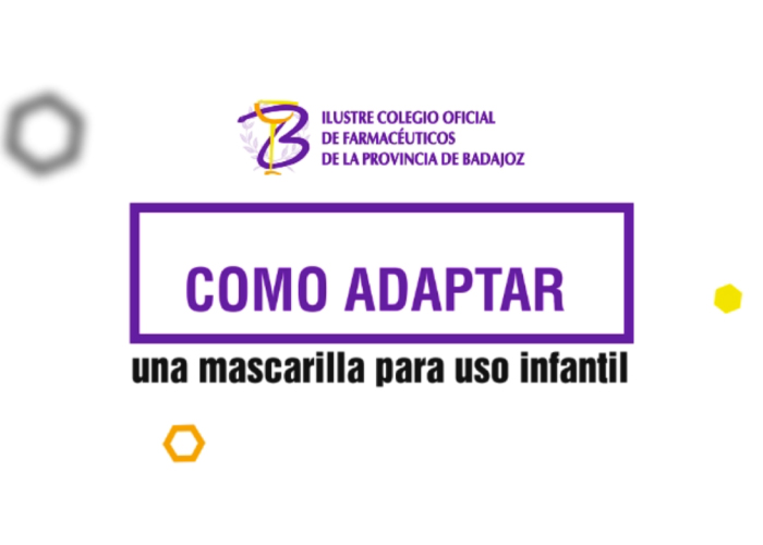 Como adaptar una mascarilla para uso infantil
