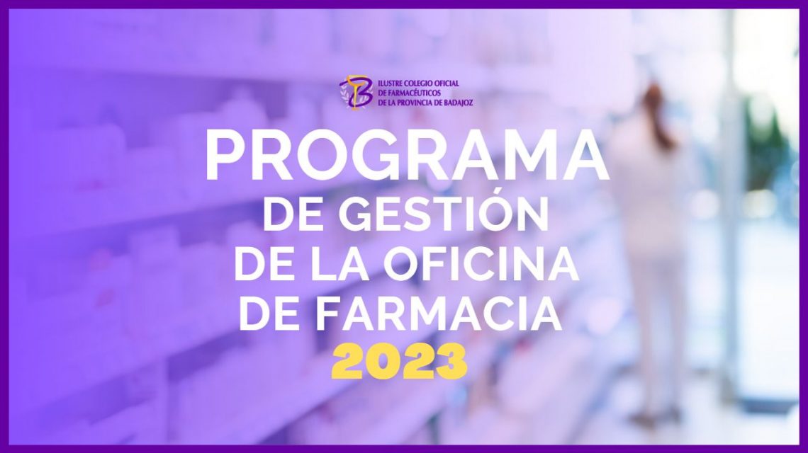 Gestión de la oficina de farmacia 2023